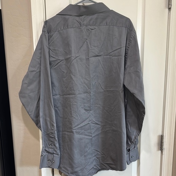 Arrow Gray Dress Shirt Classic Style / A10 - Picture 4 of 4